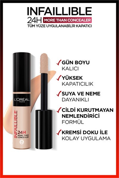 Loreal Paris Infaillible 24H Tüm Yüze Uygulanabilir Kapatıcı 330 Pecan