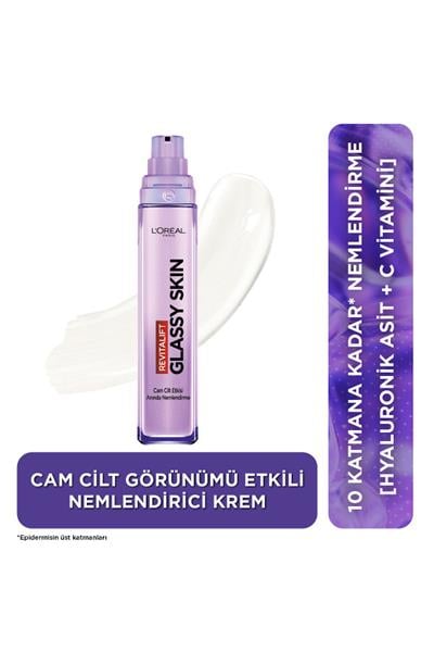 Loreal Paris Revitalift Filler Glassy Skin Cam Cilt Görünümü Veren Nemlendirici Yüz Kremi 50 ml