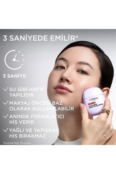 Loreal Paris Revitalift Hyalüronik Asit İçeren Dolgunlaştırıcı Hafif Yapılı SPF30 Korumalı Nemlendir