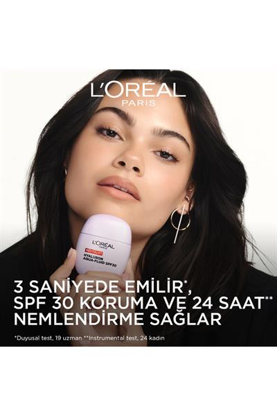 Loreal Paris Revitalift Hyaluronik Asit İçeren Dolgunlaştırıcı Etkili SPF30 Korumalı Nemlendirici Yüz Kremi 40ml