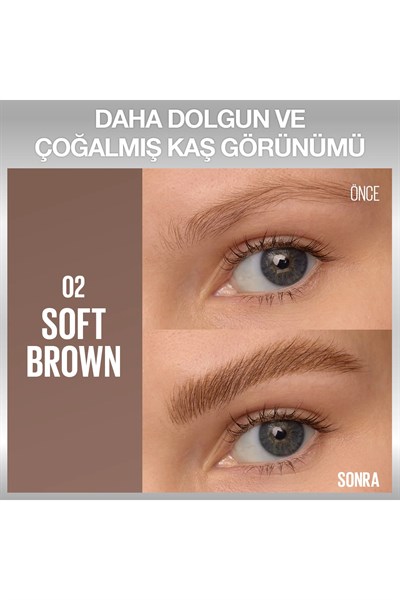 Maybelline New York Brow Insert Çift Uçlu Kaş Kalemi 02