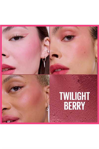 Maybelline New York Cloudtopia Köpük Dokulu Mat Allık 01 Twilight Berry