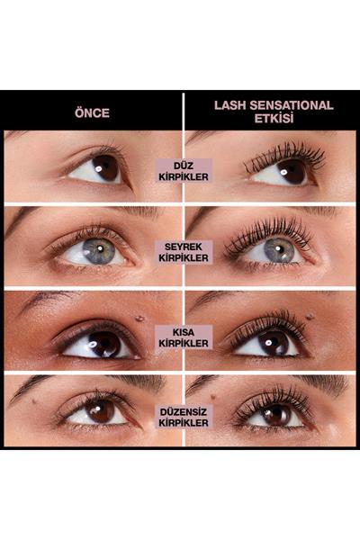Maybelline New York Lash Sensational Yelpaze Etkili Siyah Maskara