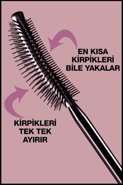 Maybelline New York Lash Sensational Yelpaze Etkili Intense Black Maskara - Ekstra Siyah