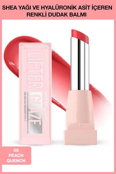 Maybelline New York Lifter Glaze Renkli Dudak Balmı - 05 Peach Quench