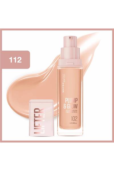 Maybelline New York Lifter Niasinamid ve Hyalüronik Asit İçeren Aydınlatan Fondöten - 112
