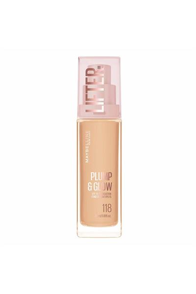 Maybelline New York Lifter Niasinamid ve Hyalüronik Asit İçeren Aydınlatan Fondöten - 118