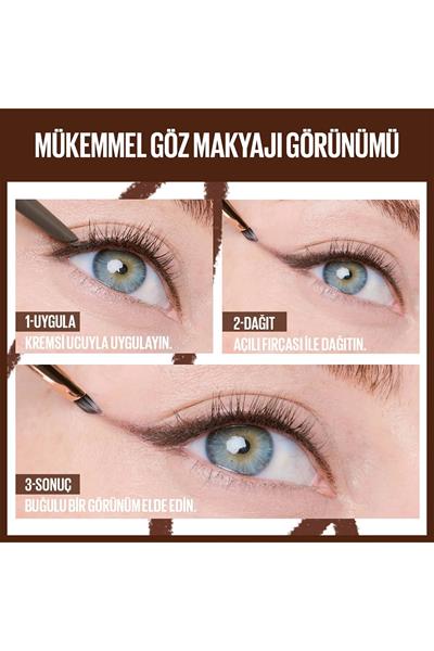 Maybelline New York Sculpting Stix Çift Uçlu Göz Kalemi 015 Smooth Espresso