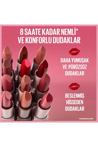 Maybelline New York Serum Etkili Hyalüronik Asit ve Besleyici Yağ İçeren Ruj 002 Maybe Its