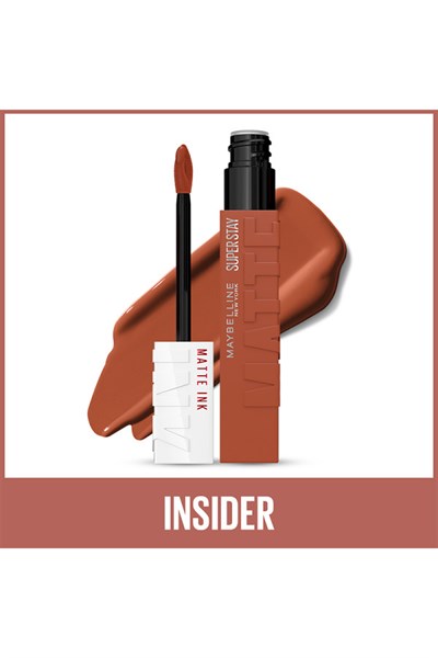 Maybelline New York Super Stay Matte Ink Likit Mat Ruj 500 Insider