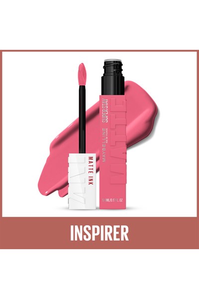 Maybelline New York Super Stay Matte Ink City Edition Likit Mat Ruj 125 Inspirer