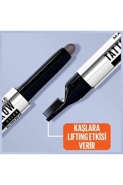 Maybelline New York Tattoo Brow Lift Kaş Kalemi- 04 Deep Brown (Koyu Ton)