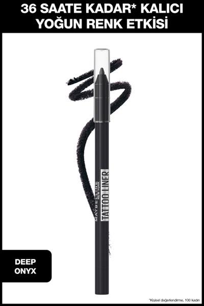 Maybelline New York Tattoo Liner Jel Göz Kalemi - 900 Deep Onyx (Siyah)