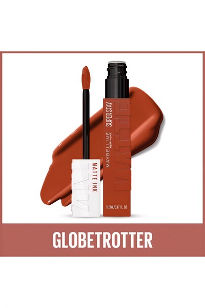 Maybelline Super Stay Matte Ink Liquid Lipstick 5ml - 135 Globe-Trotter - Kahverengi