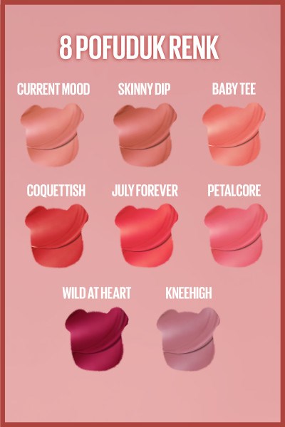 Maybelline Super Stay Teddy Tint Uzun Süre Kalıcı Likit Mat Tint 50 Wild at Heart