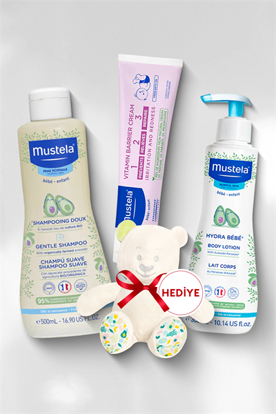 Mustela Yenidoğan İhtiyaç Seti (Ayıcık Hediyeli)