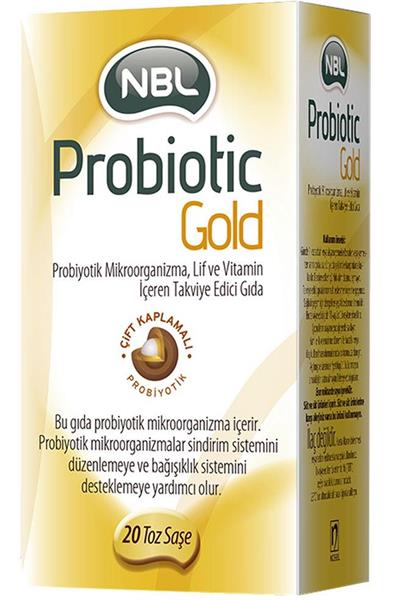 NBL Probiotic Gold Takviye Edici Gıda 20 Toz Saşe