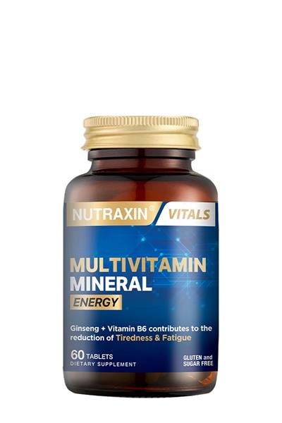 Nutraxin Multivitamin Mineral Içeren Takviye Edici Gıda 60 Tablet
