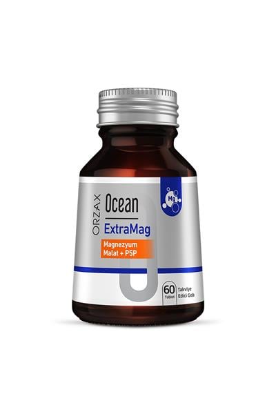 Ocean ExtraMag Magnezyum Malat + P5P Takviye Edici Gıda 60 Tablet