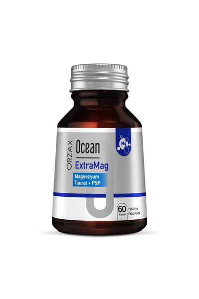 Ocean ExtraMag Magnezyum Taurat+P5P Takviye Edici Gıda 60 Tablet