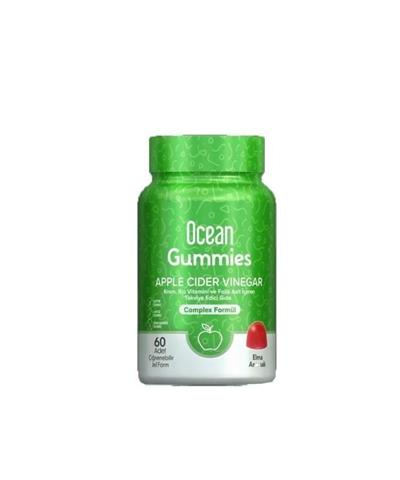 Ocean Gummies Apple Cider Vinegar 60 Çiğneme Form