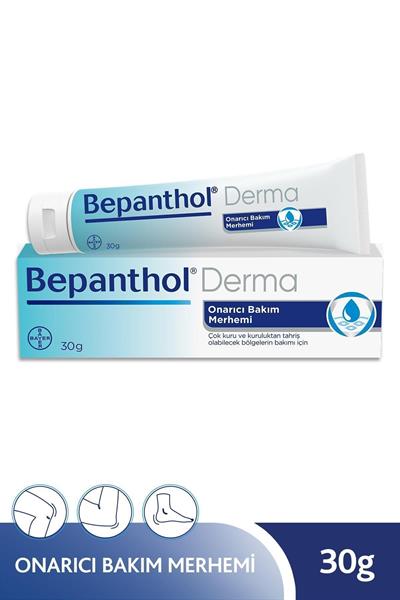 Bepanthol Onarıcı Bakım Merhemi 30gr L Çok Kuru Ciltler Ve Tahrişe Yatkın Bölgeler Için Bakım