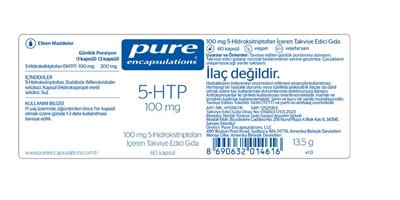 Pure Encapsulations 5 HTP 100 mg 60 Kapsül