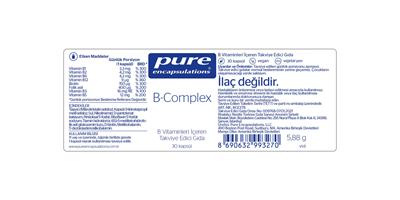 Pure Encapsulations B-Complex 30 Kapsül