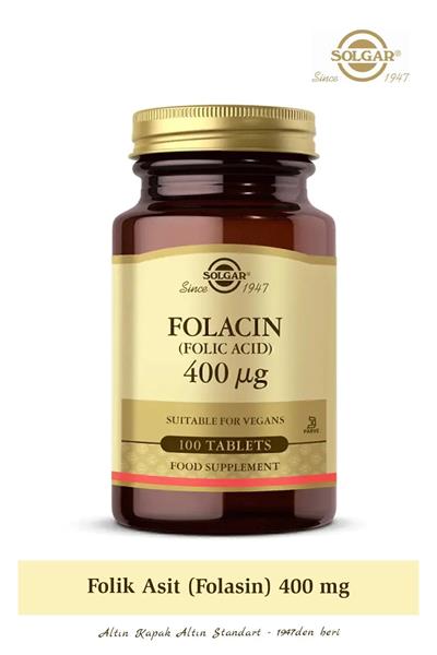 Solgar Folacin (Folic Acid) 100 Tablet