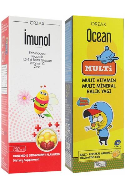 Şurup 150ml Ocean Multivitamin Multimineral Balık Yağı Multi Şurup 150ml