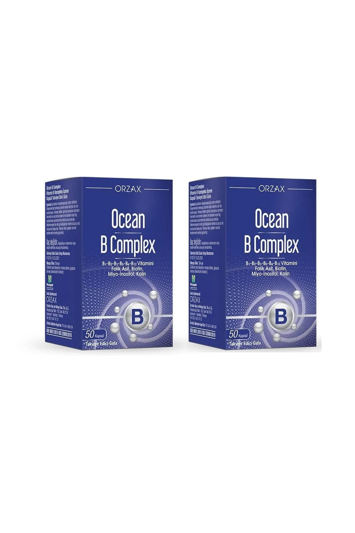 OCEANB Complex Vitamin B Kompleks Içeren Kapsül 2'li Paket8697595872871