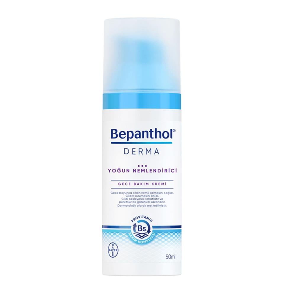 BEPANTHOLBepanthol Derma Yoğun Nemlendirici 50 ml Gece Bakım Kremi8699546358779