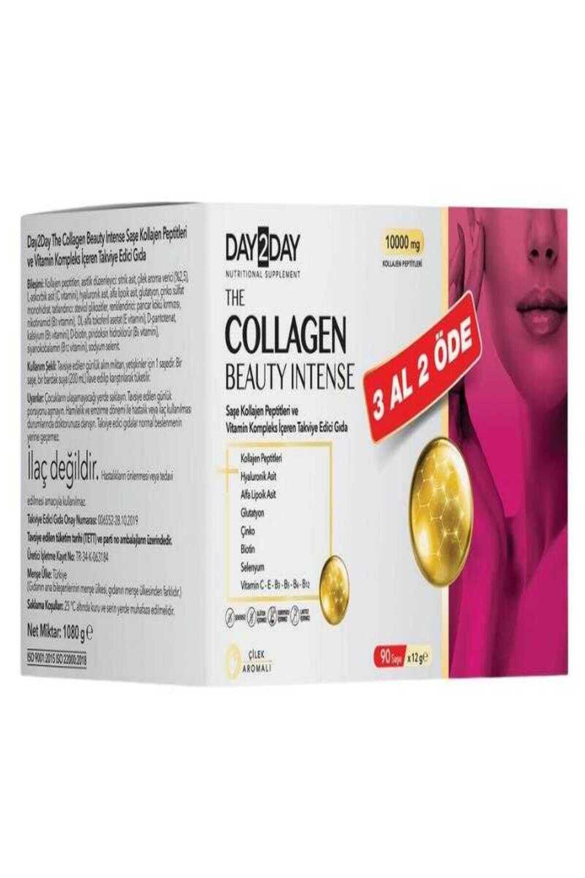 DAY2DAYDay2Day The Collegen Beauty Çilek Aromalı 10000 mg 3 AL 2 öde8697595873885