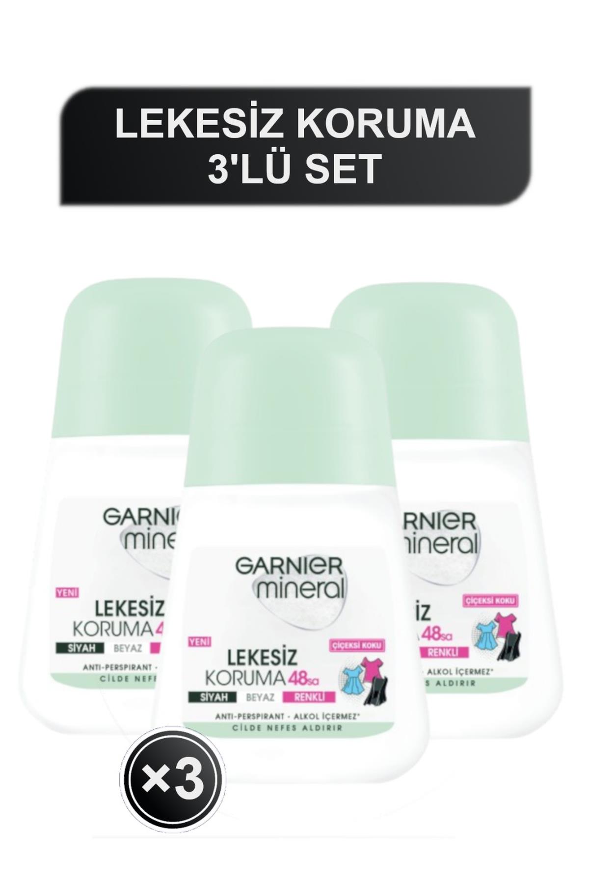 GarnıerGarnier Mineral Lekesiz Koruma Anti Perspirant Roll on 50ml 3'lü Set3600541928954x3