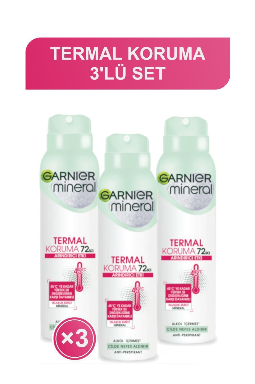 GarnıerGarnier Termal Koruma Deodorant Sprey 150ml 3'lü Set3600541928848X3