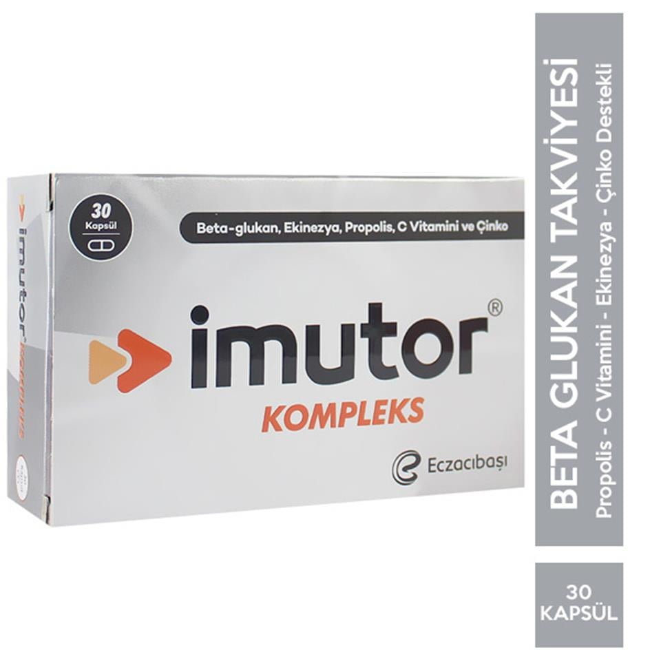 İmutor Beta Glukan Kompleks 30 Kapsül