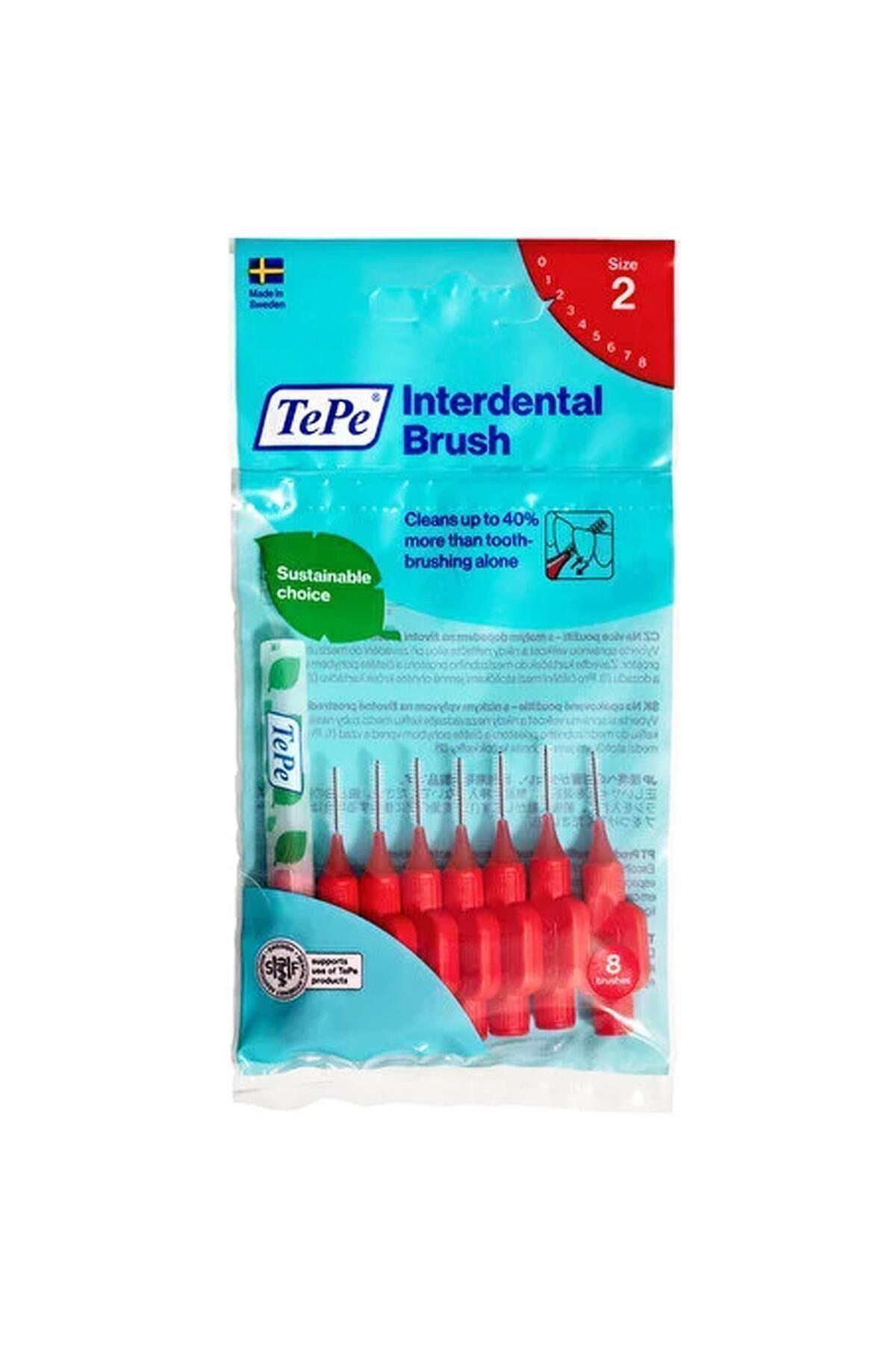 TePeInterdental Brush Arayüz Fırçası Kırmızı 0.5 Mm 8 Li7317400002132