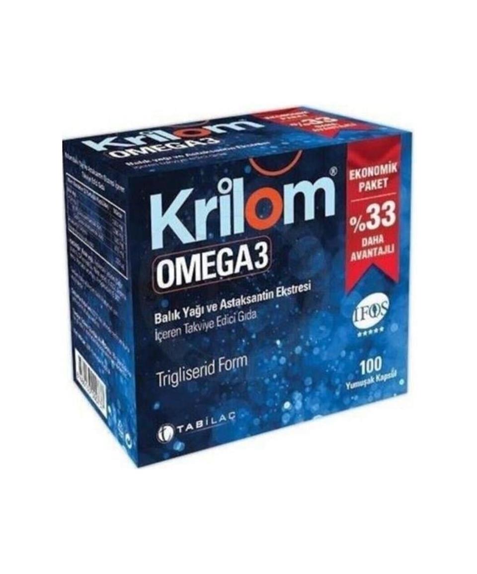 Krilom Omega3 100 Yumuşak Kapsül