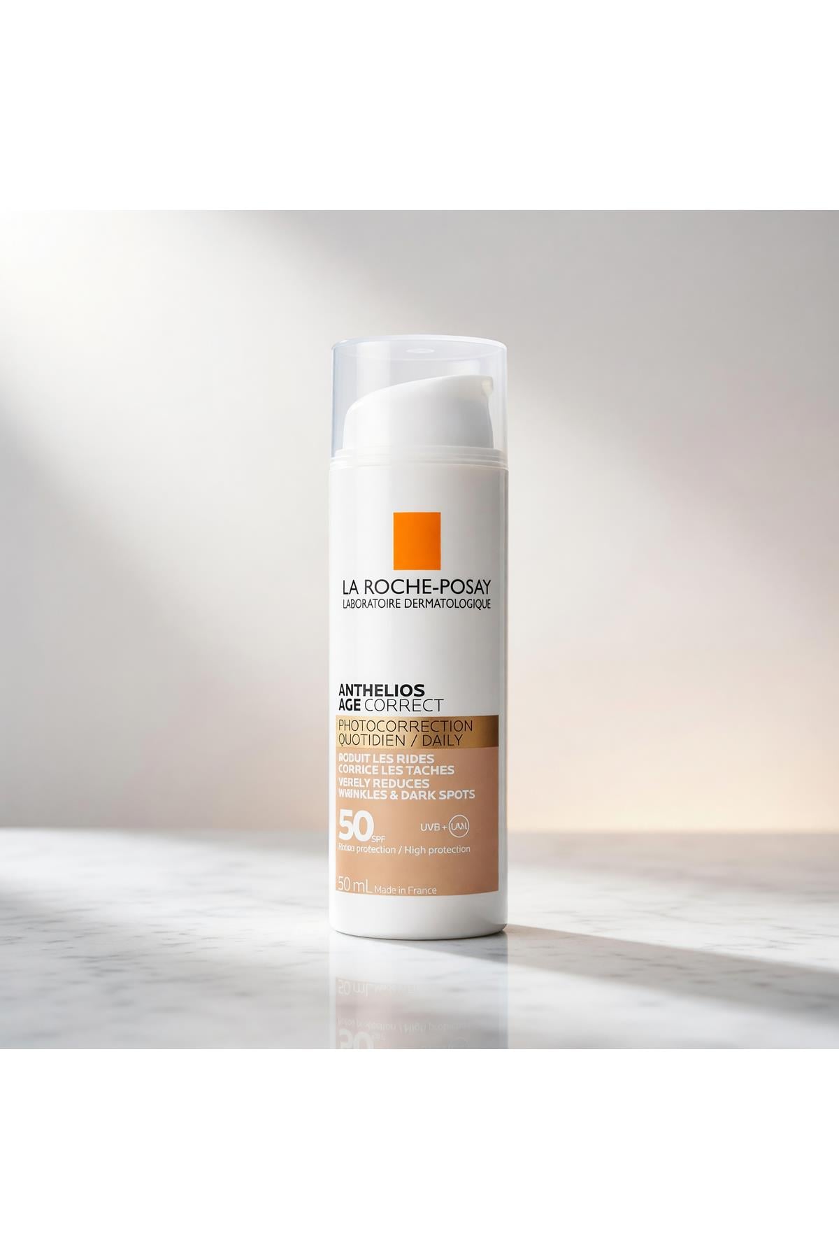 LA ROCHE POSAYLa Roche Posay Anthelios Age Correct SPF50+ Yaşlanma Karşıtı Renkli Yüz Güneş Kremi 50 ml3337875764353