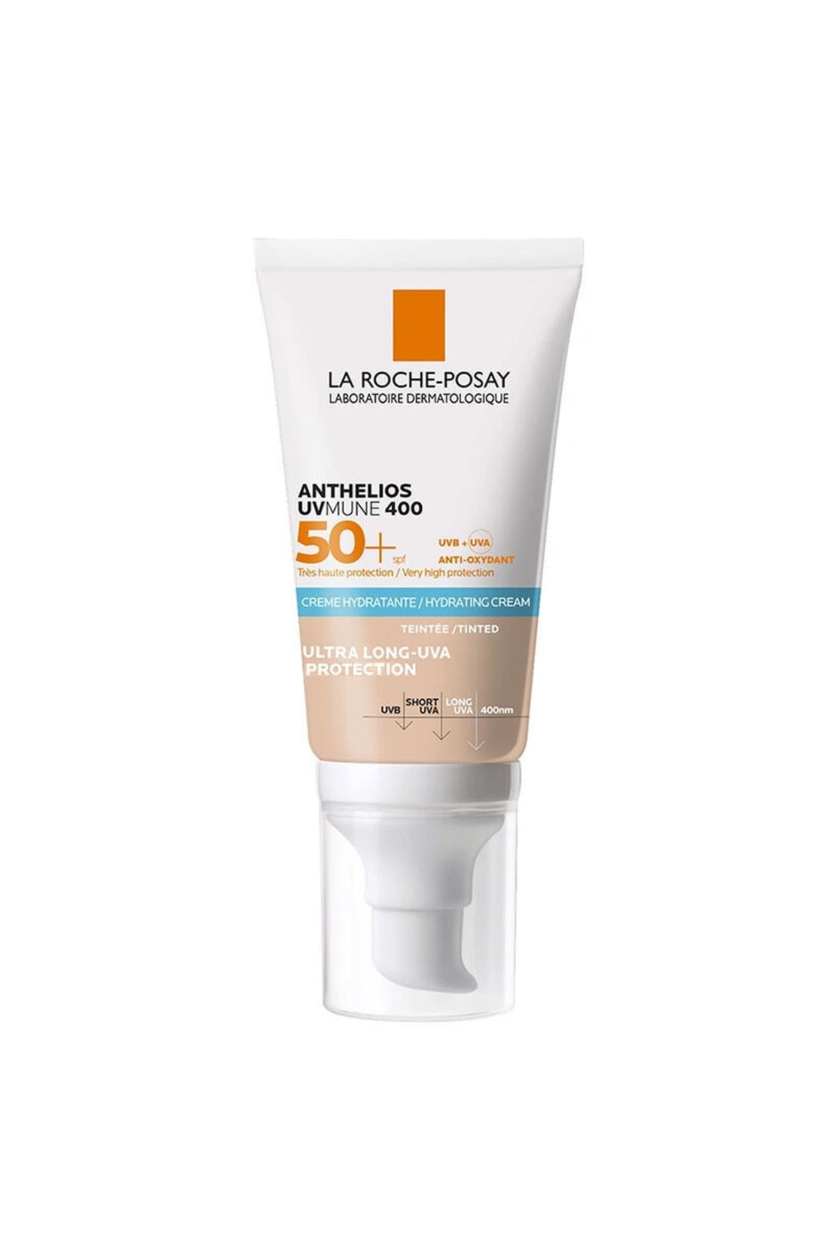 LA ROCHE POSAYLa Roche Posay Anthelios UVmune SPF+50 Hassas Ciltler İçin Yüksek Korumalı Renkli Yüz Güneş Kremi 50 ml3337875797689