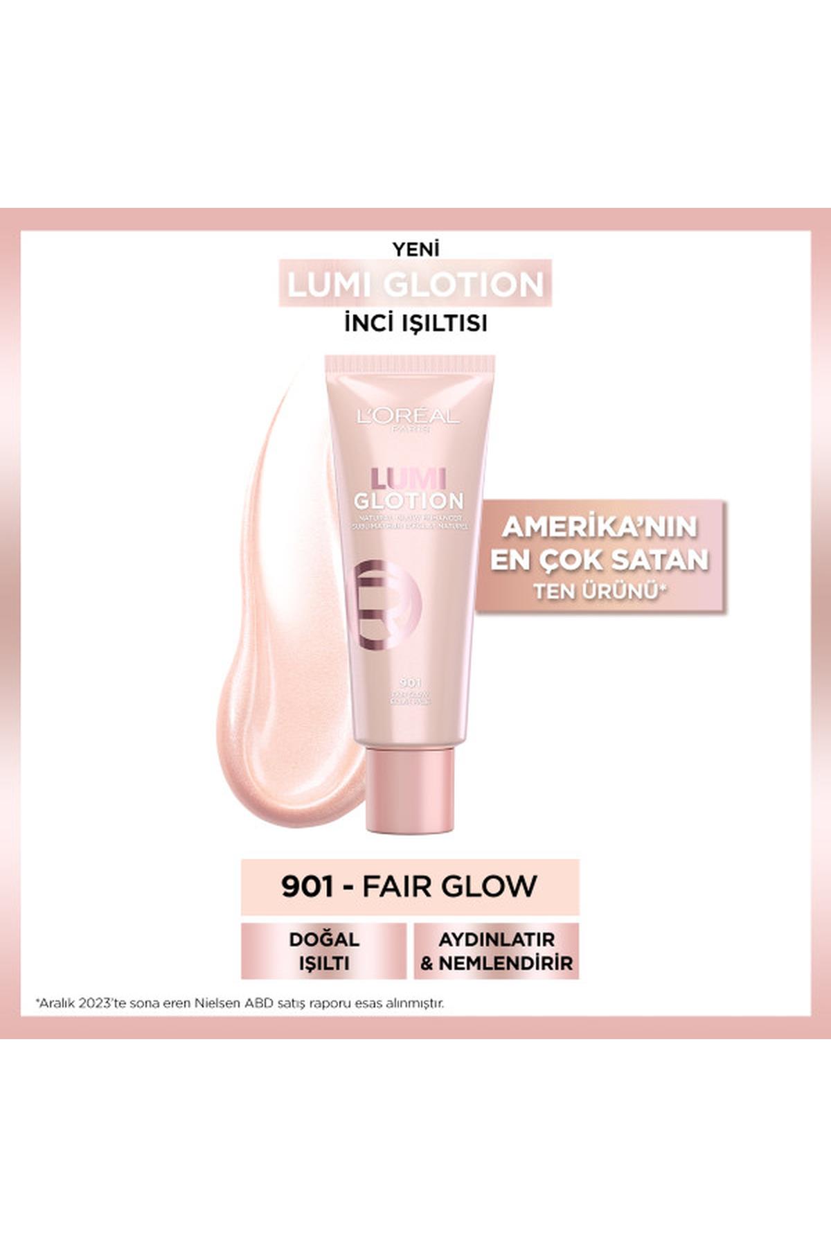 Loreal ParisL'Oréal Paris Glotion All-In-One Doğal Işıltı 901 - Fair Glow 40 ml3600524150556