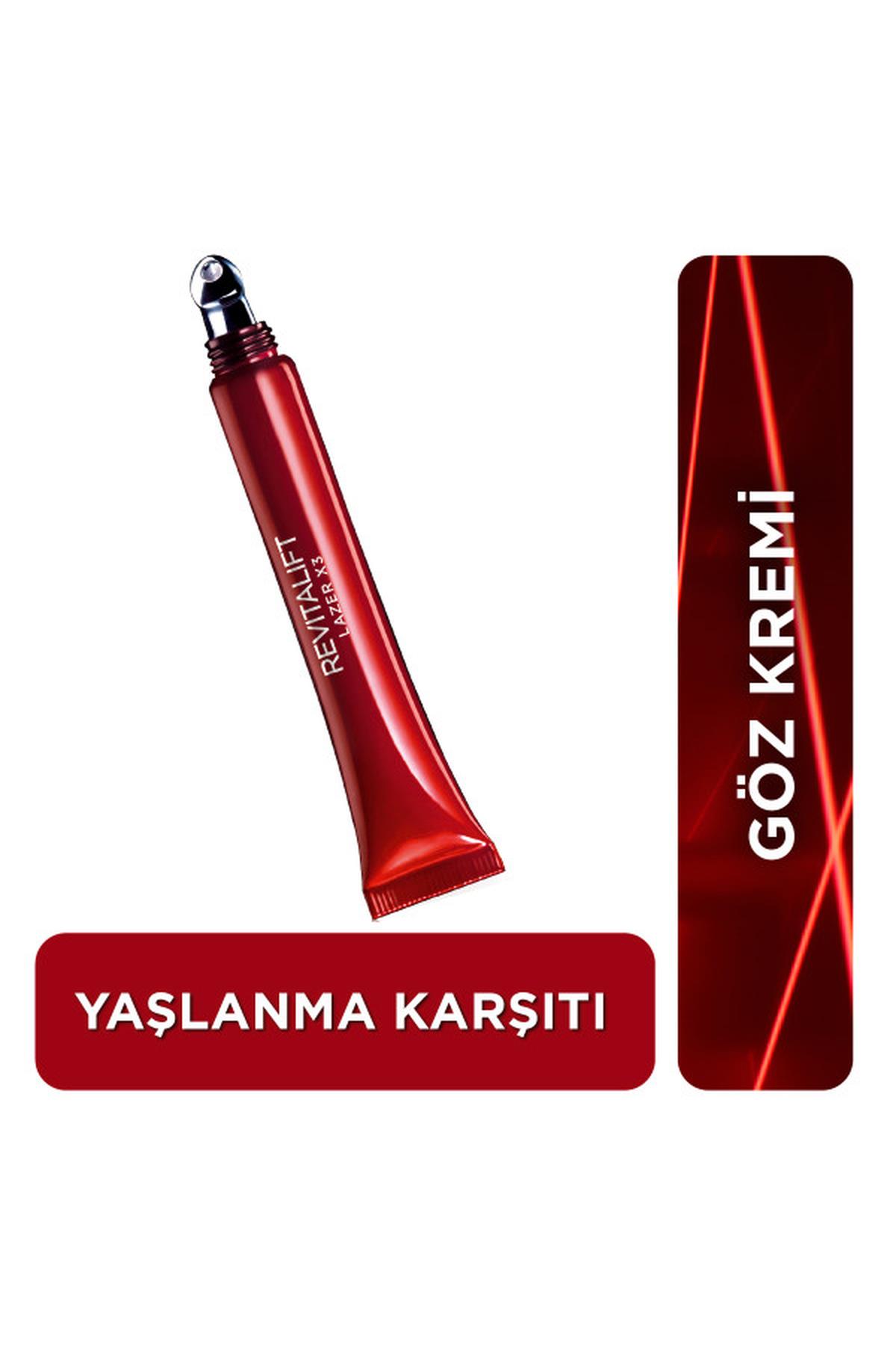 Loreal ParisL'Oréal Paris Revitalift Lazer X3 Yaşlanma Karşıtı Göz Bakım Kremi3600523436088