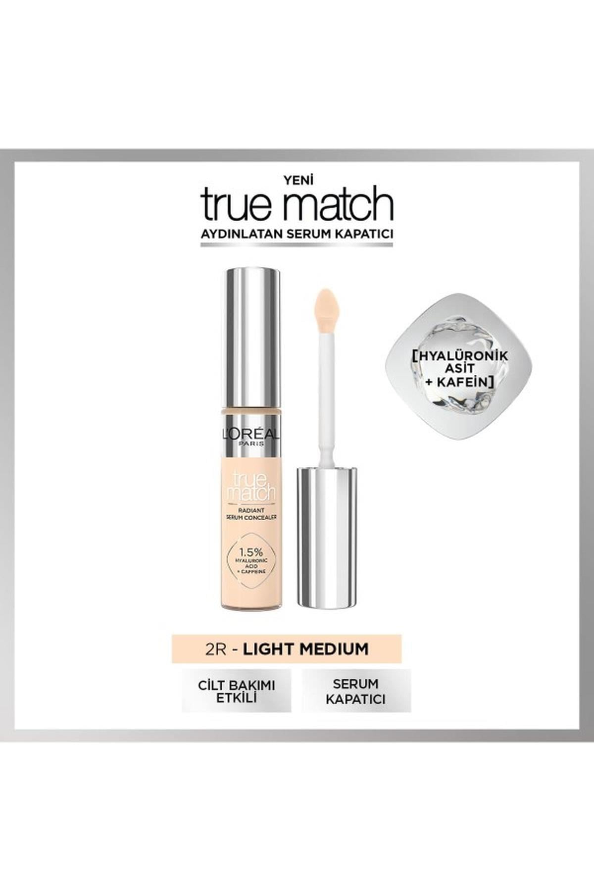 Loreal ParisL'Oréal Paris True Match Aydınlatan Serum Kapatıcı - 2R 11 ml30188228