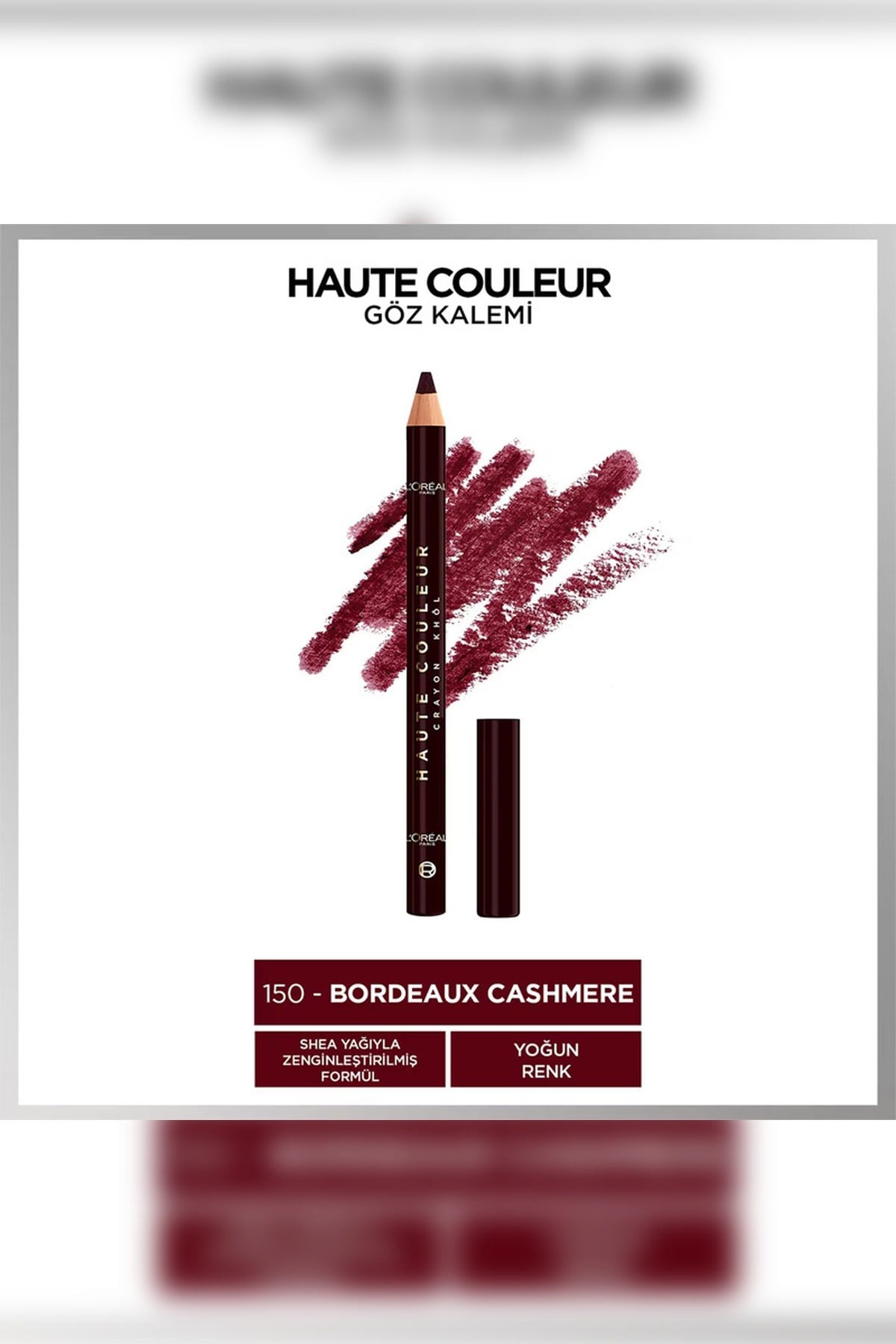Loreal ParisLoreal Paris Haute Couleur Göz Kalemi 150 Bordeaux Cashmere3600524232894