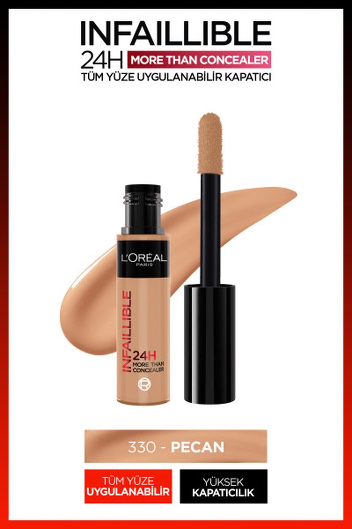 Loreal ParisLoreal Paris Infaillible 24H Tüm Yüze Uygulanabilir Kapatıcı 330 Pecan30173651