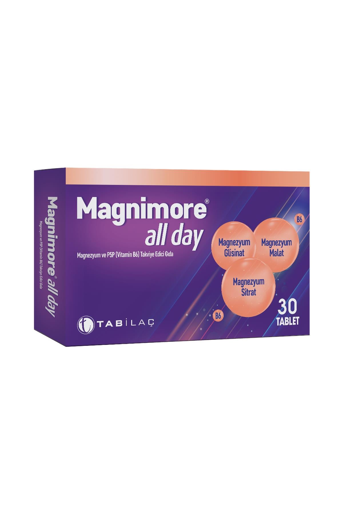 TAB İlaç Sanayi A.ŞMagnimore all day 60 Tablet8680133002670