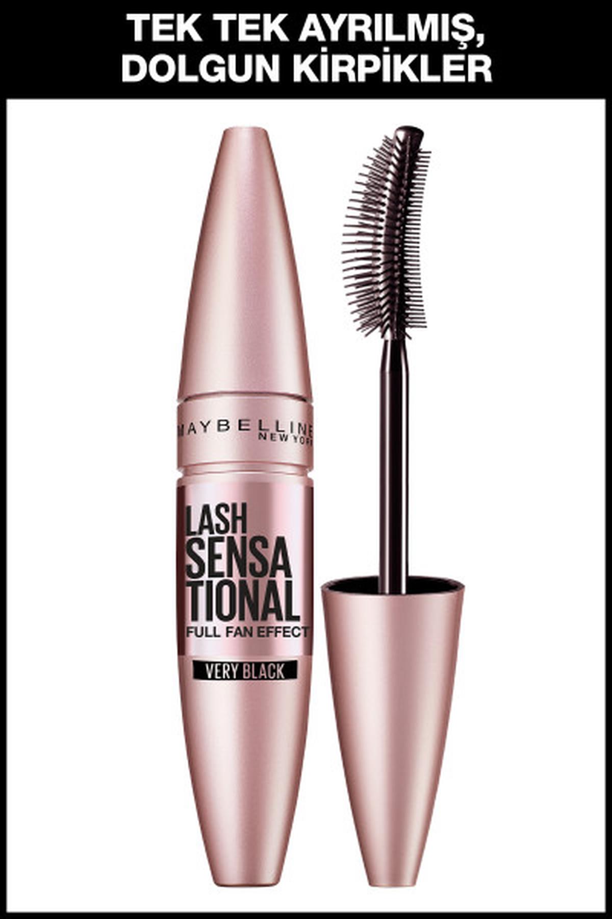 Maybelline New YorkMaybelline New York Lash Sensational Yelpaze Etkili Siyah Maskara3600531143459
