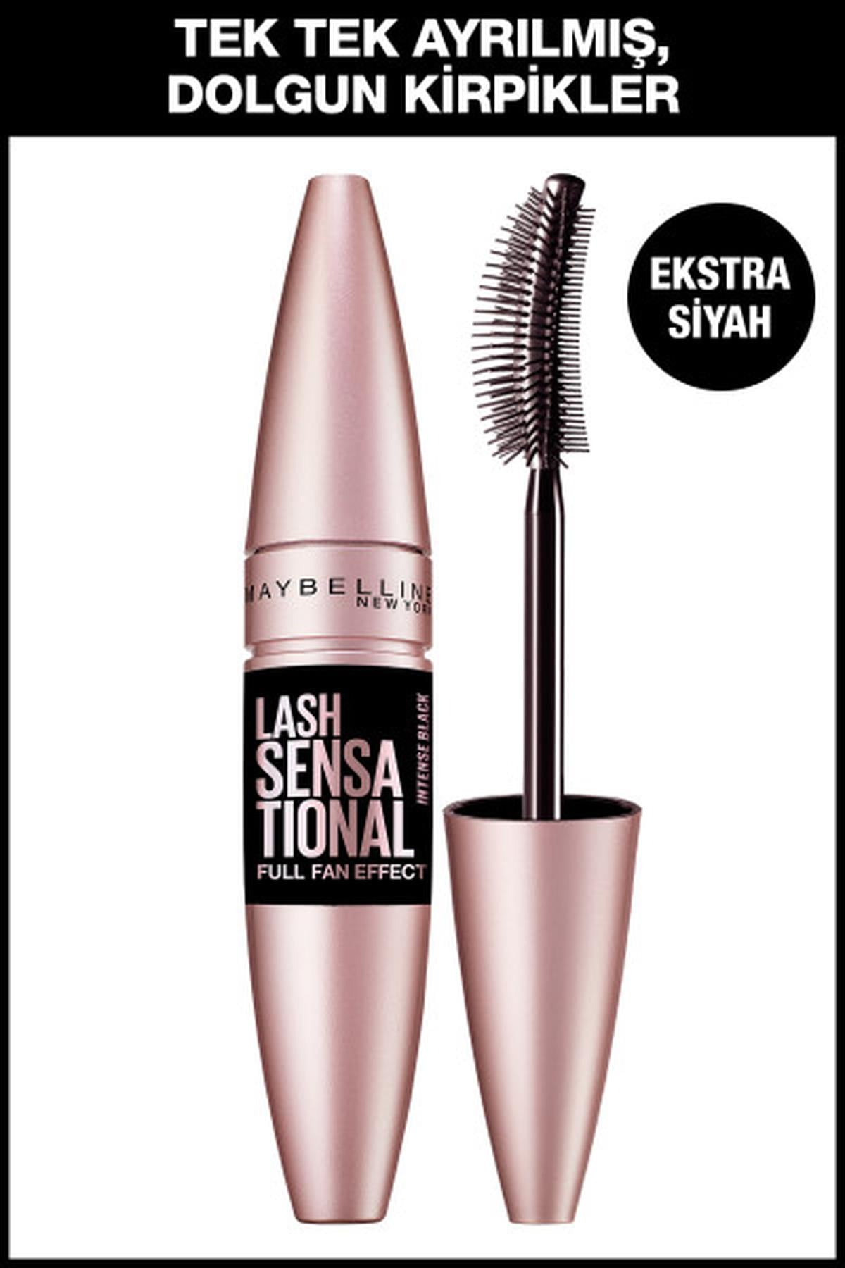 Maybelline New YorkMaybelline New York Lash Sensational Yelpaze Etkili Intense Black Maskara - Ekstra Siyah3600531230906