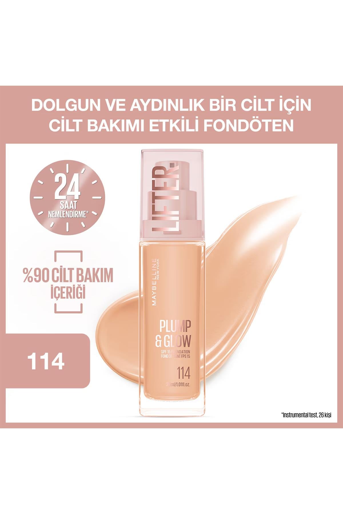 Maybelline New YorkMaybelline New York Lifter Plump & Glow Aydınlatan Fondöten 1143600531716257