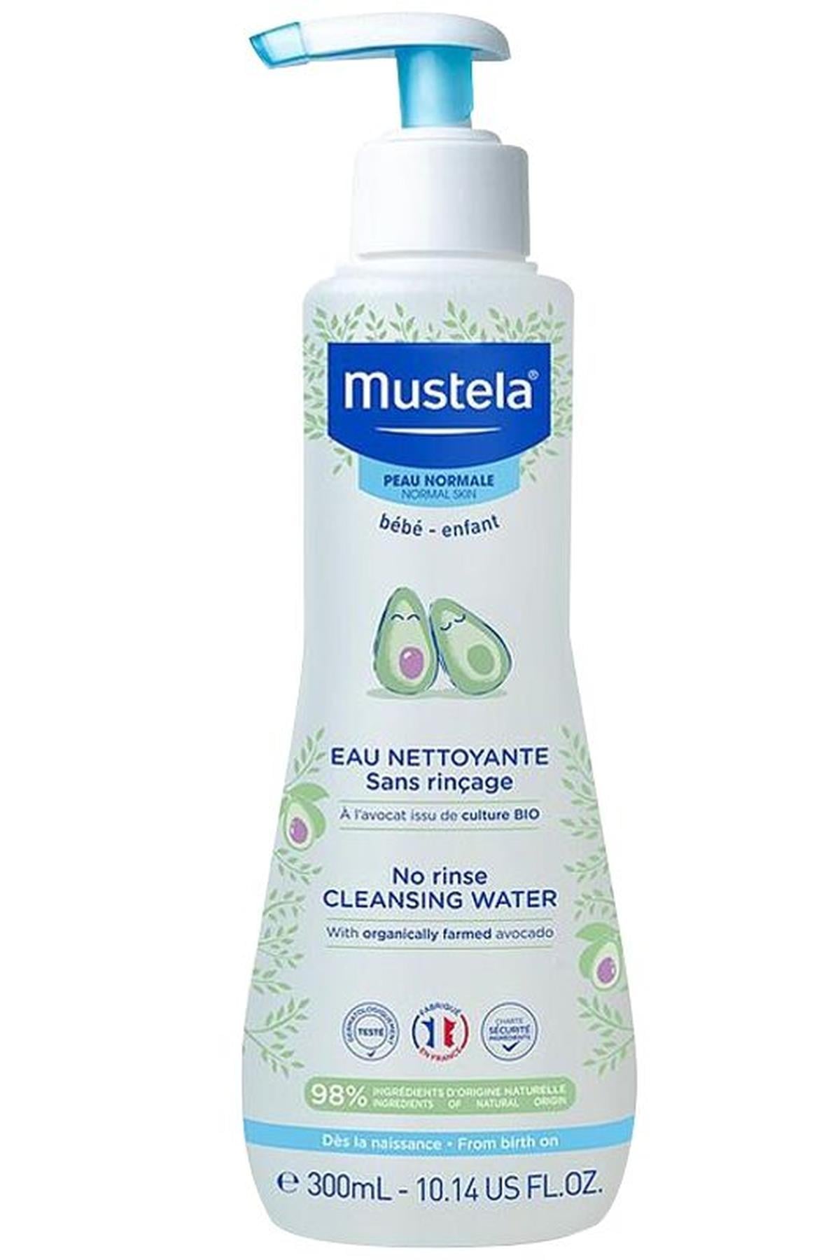 MUSTELAMustela Durulama Gerektirmeyen Temizleme Sıvısı 300 ml3504105035815
